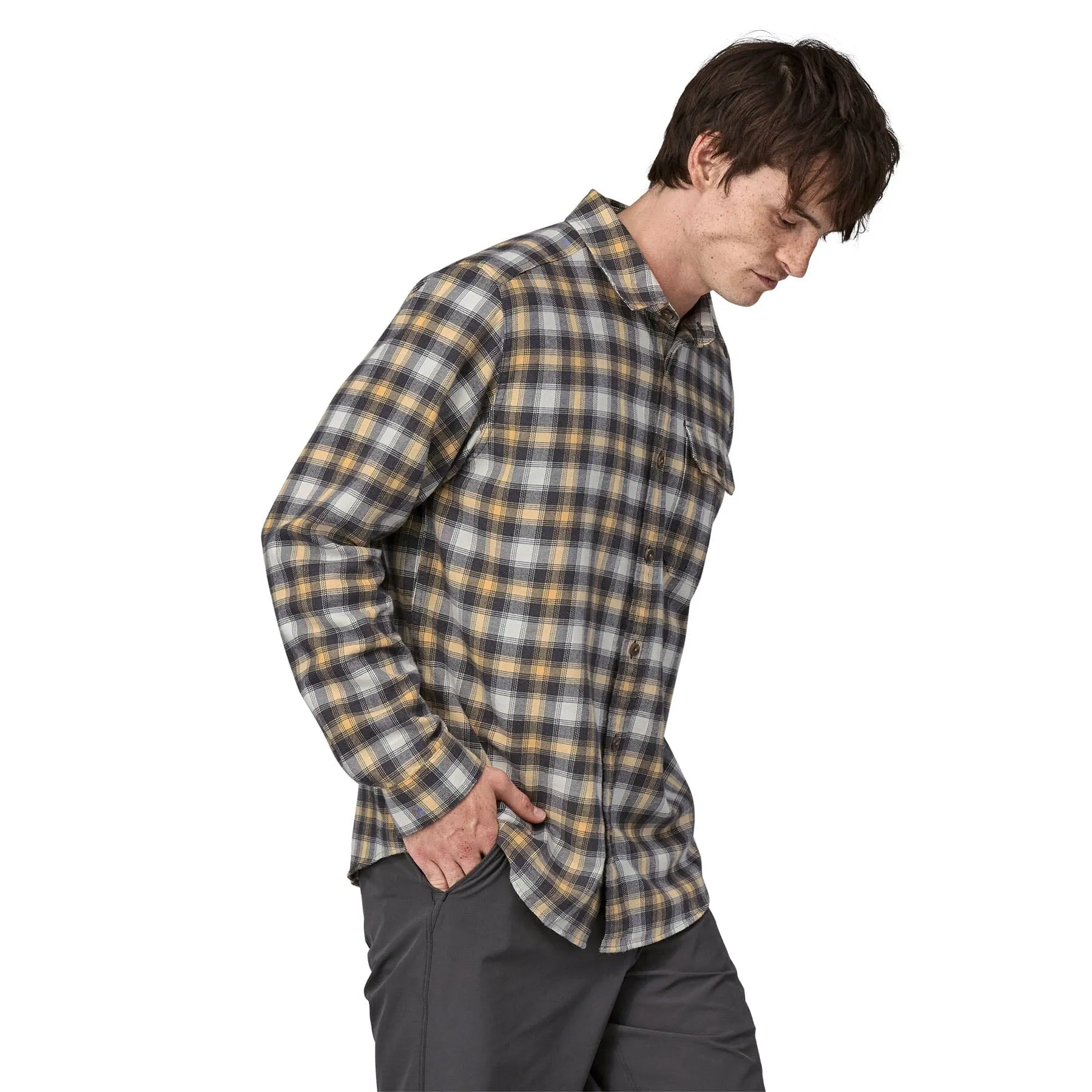 M's L/S Cotton in Conversion LW Fjord Flannel Shirt - 100% Cotton in Conversion