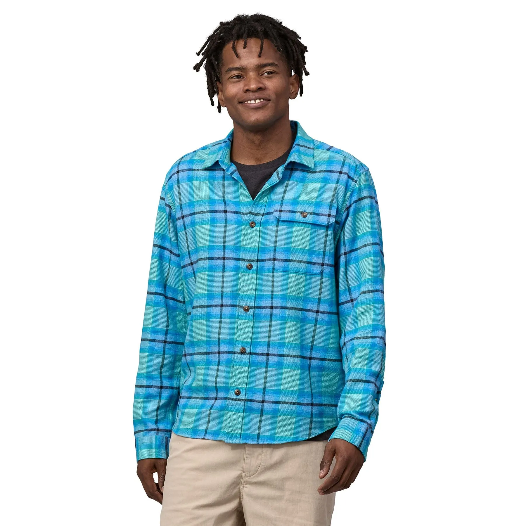 M's L/S Cotton in Conversion LW Fjord Flannel Shirt - 100% Cotton in Conversion