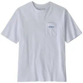 PATAGONIA Men's Boardshort Logo Pocket Responsibili-Tee White