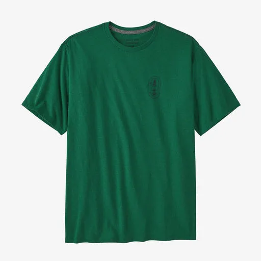 Patagonia Mens Responsibili-Tee in Gather Green - Clean Climb Bloom Edition
