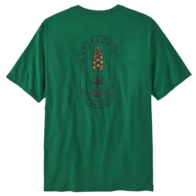 Patagonia Mens Responsibili-Tee in Gather Green - Clean Climb Bloom Edition
