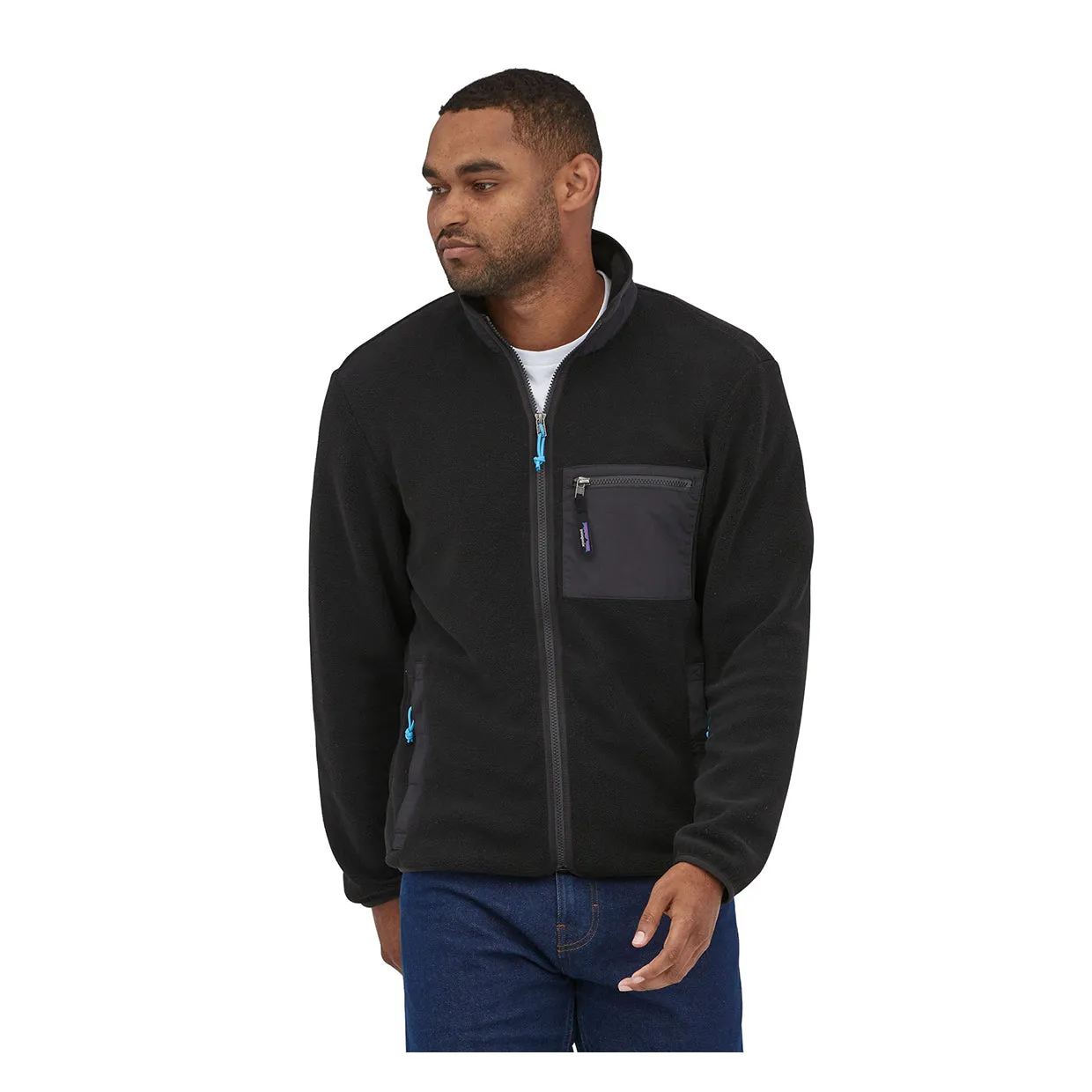 Pile Uomo Patagonia Synchilla Fleece Nero