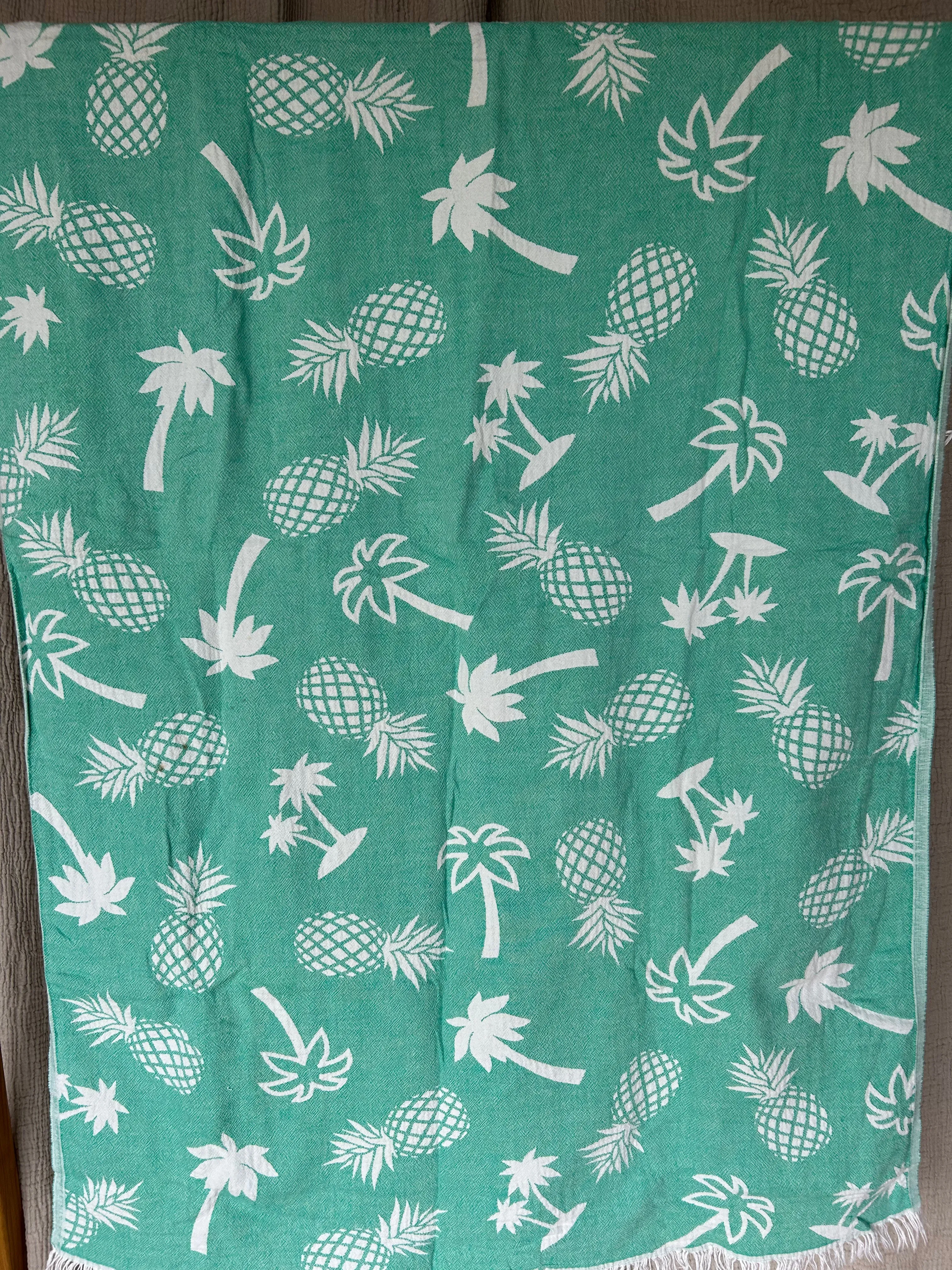 Pineapple & Palm Tree Towel