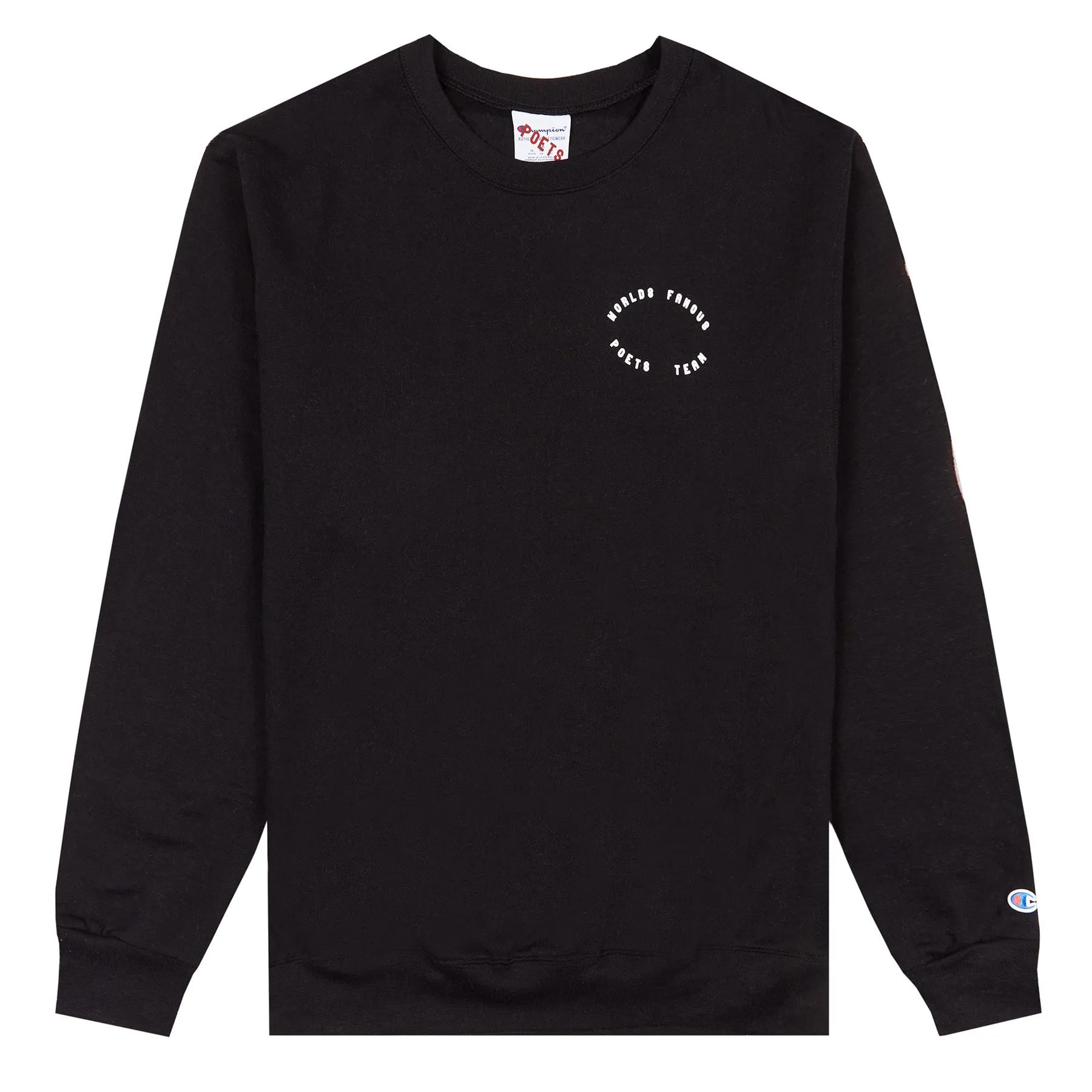 Poets World Famous Crewneck Sweatshirt Black