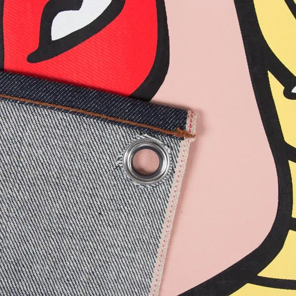 Pop Art Selvedge Denim Banner