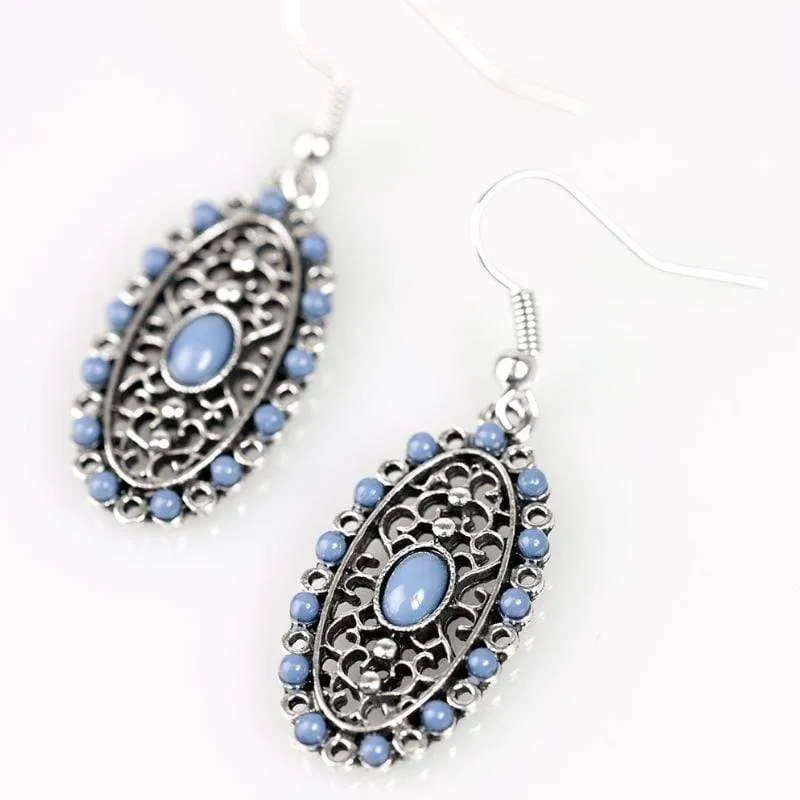 Rio Carnival Blue Earrings