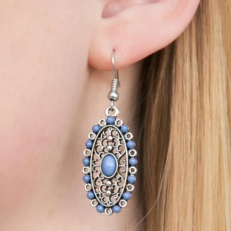 Rio Carnival Blue Earrings