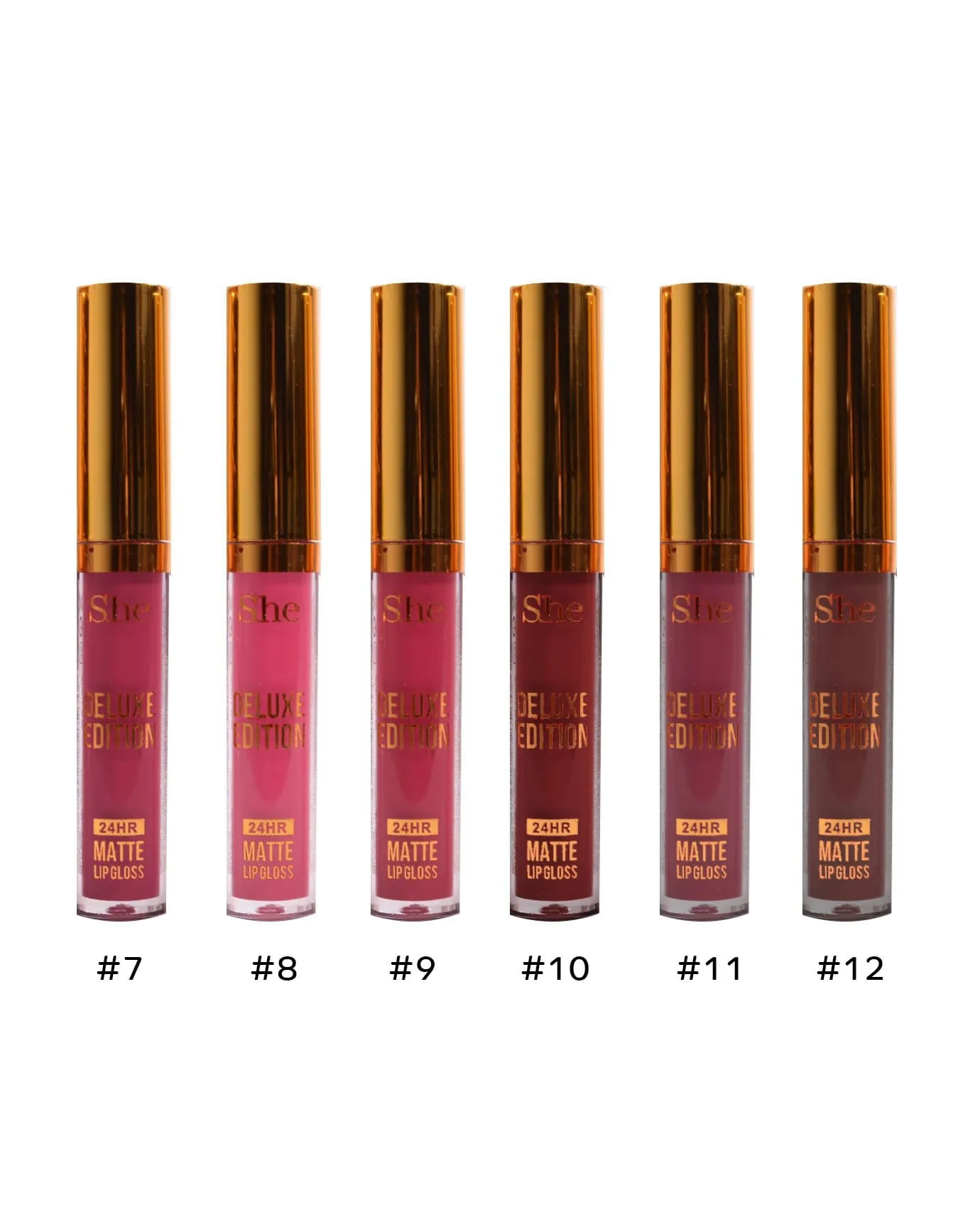 S.he Deluxe Matte Lip Gloss-B