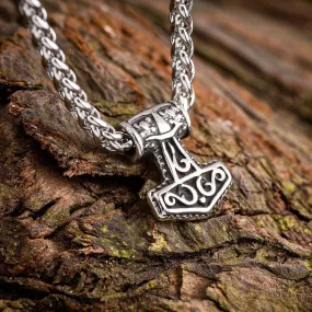 Stainless Steel Miniature Mjolnir Pendant