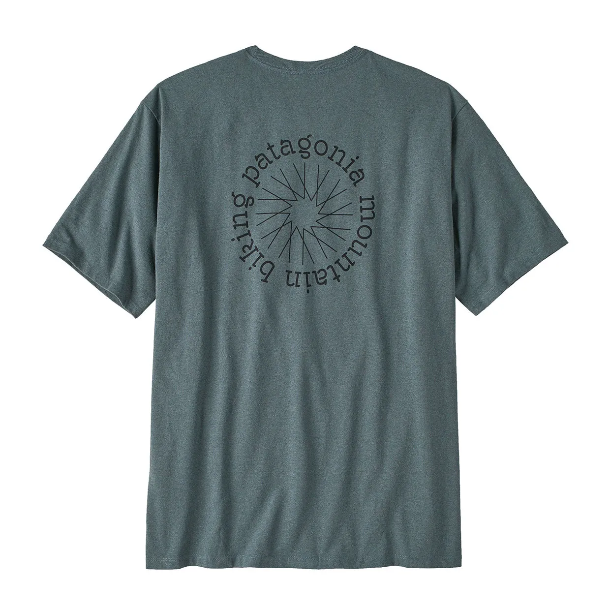 T-shirt Uomo Patagonia Spoke Stencil Verde