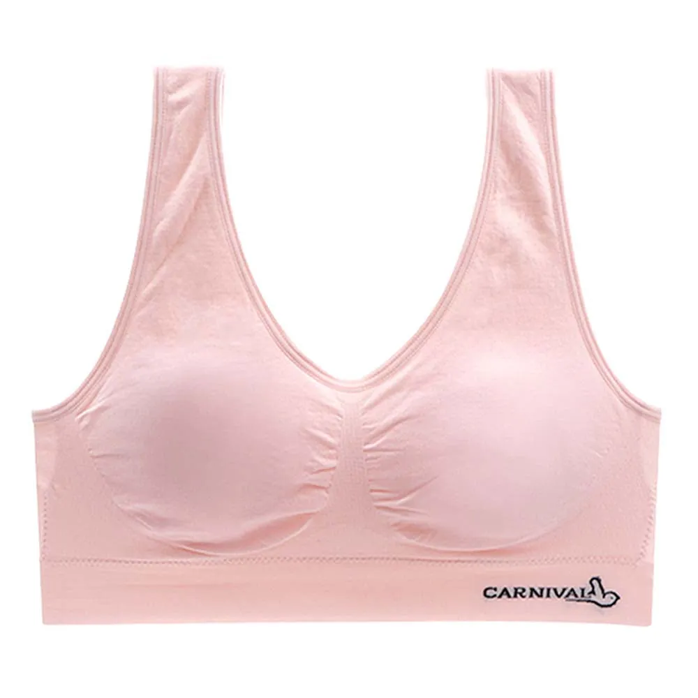 Top de microfibra seamless con pads removibles 4994 Carnival