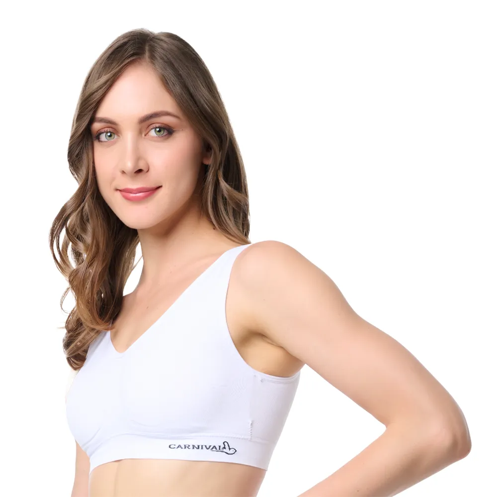 Top de microfibra seamless con pads removibles 4994 Carnival