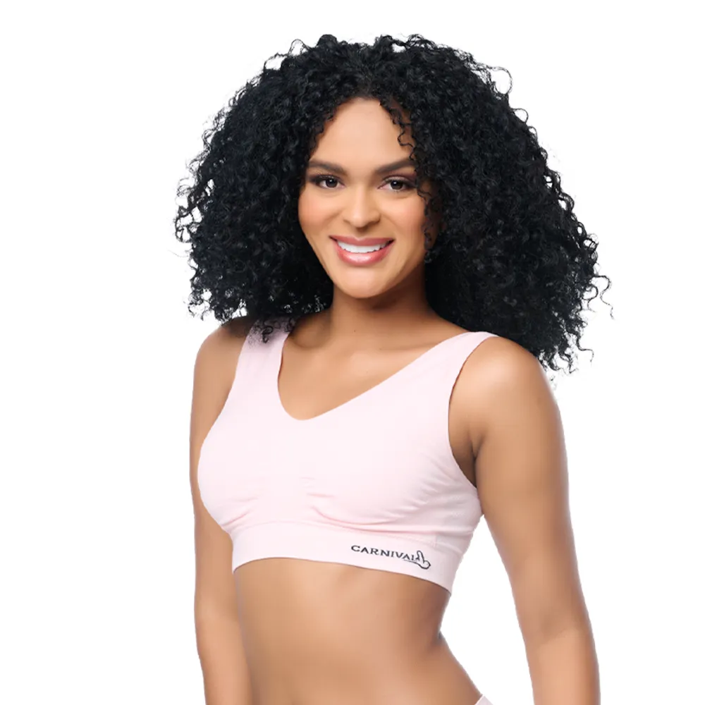 Top de microfibra seamless con pads removibles 4994 Carnival