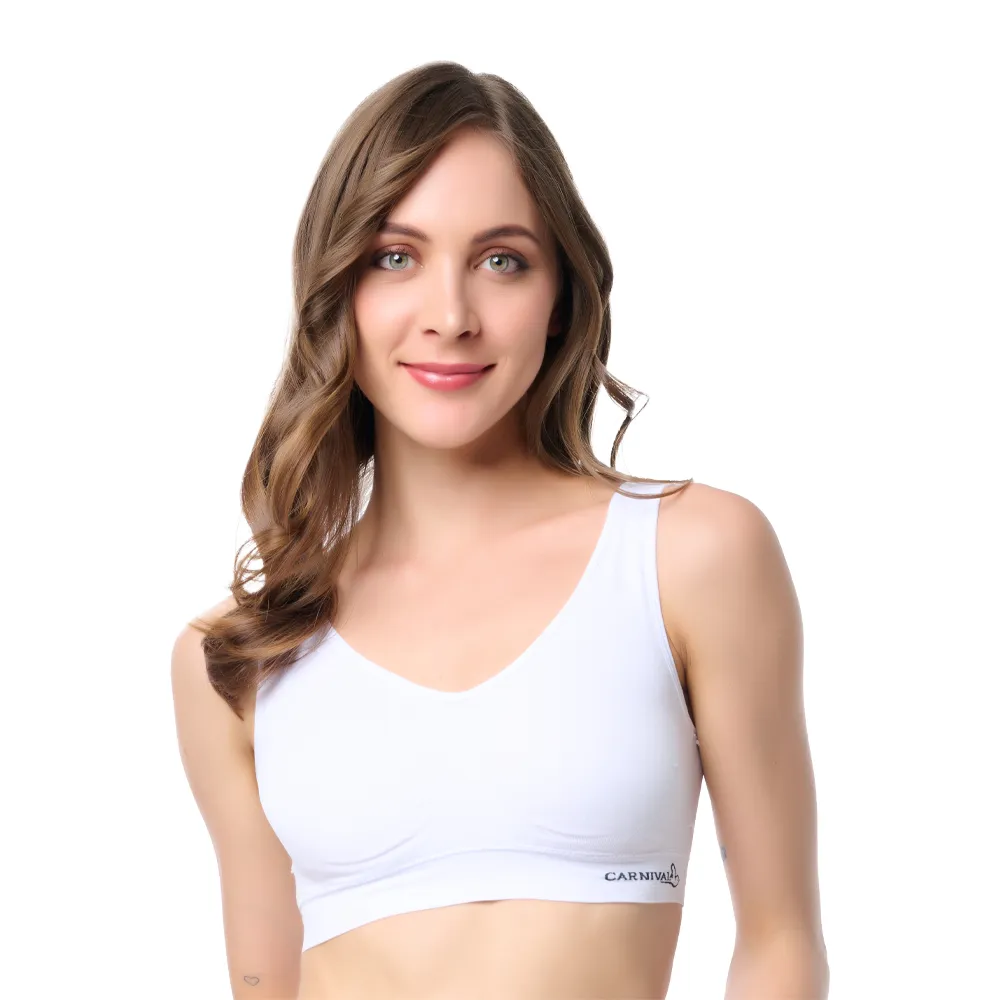 Top de microfibra seamless con pads removibles 4994 Carnival